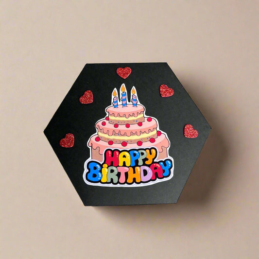 Hexagon Handmade Customised Gift Box
