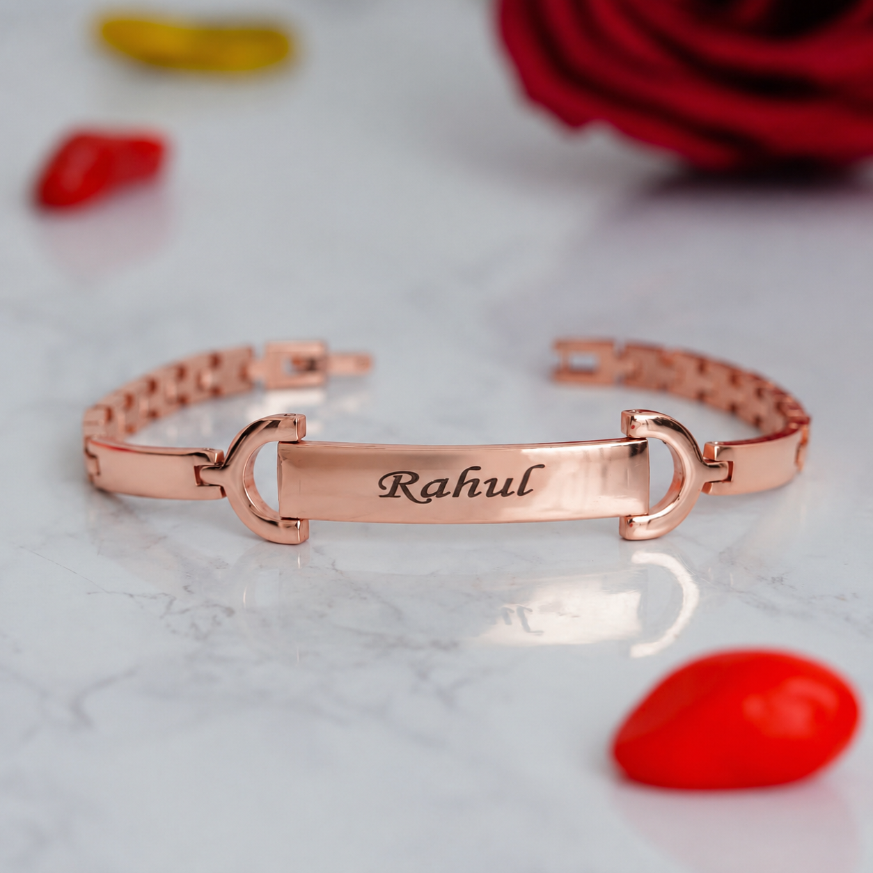 Personalised Brass Bracelet