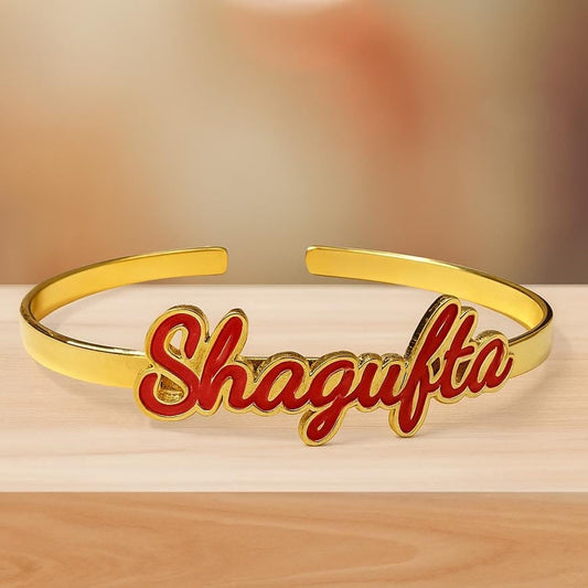 Unisex Premium Enamel Customised Name Bracelet