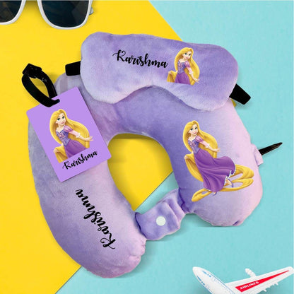 Personalized Travel Neck Pillow Combo
