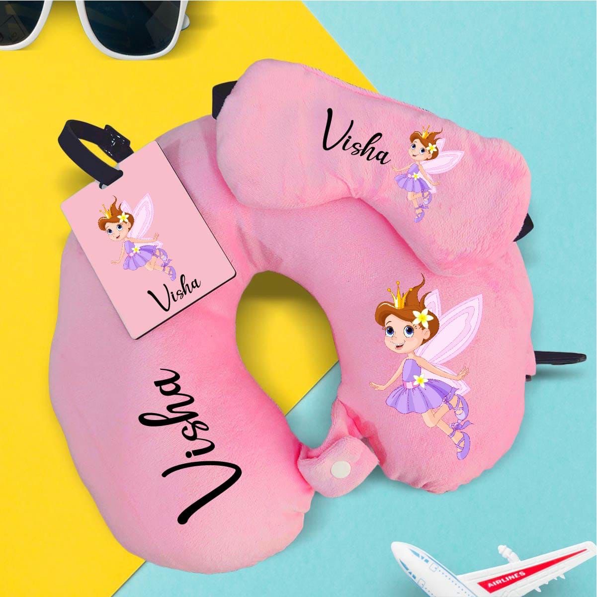 Personalized Travel Neck Pillow Combo
