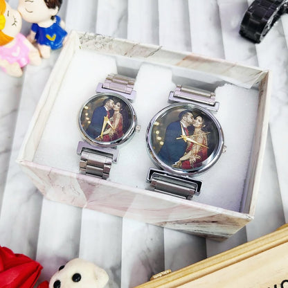 Metal Chain Couple Watch
