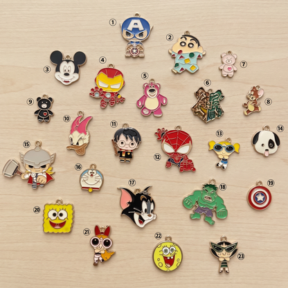 Customised Cartoon Charm Rakhis