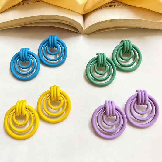 Contemporary Matte Earrings