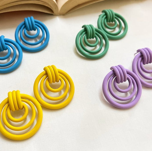 Contemporary Matte Earrings