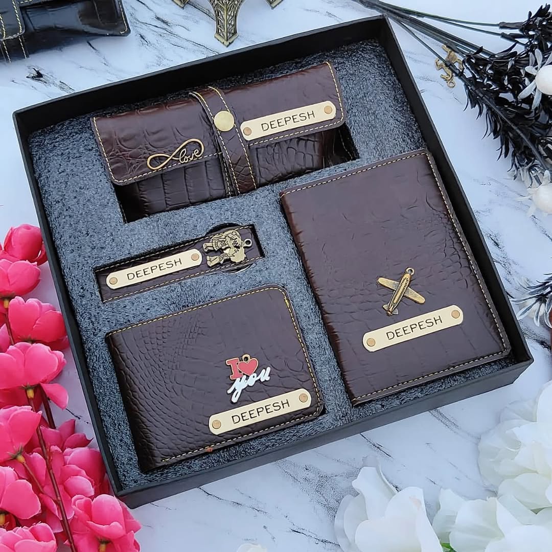 Croc Leather Personalized 4 In 1 Combo
