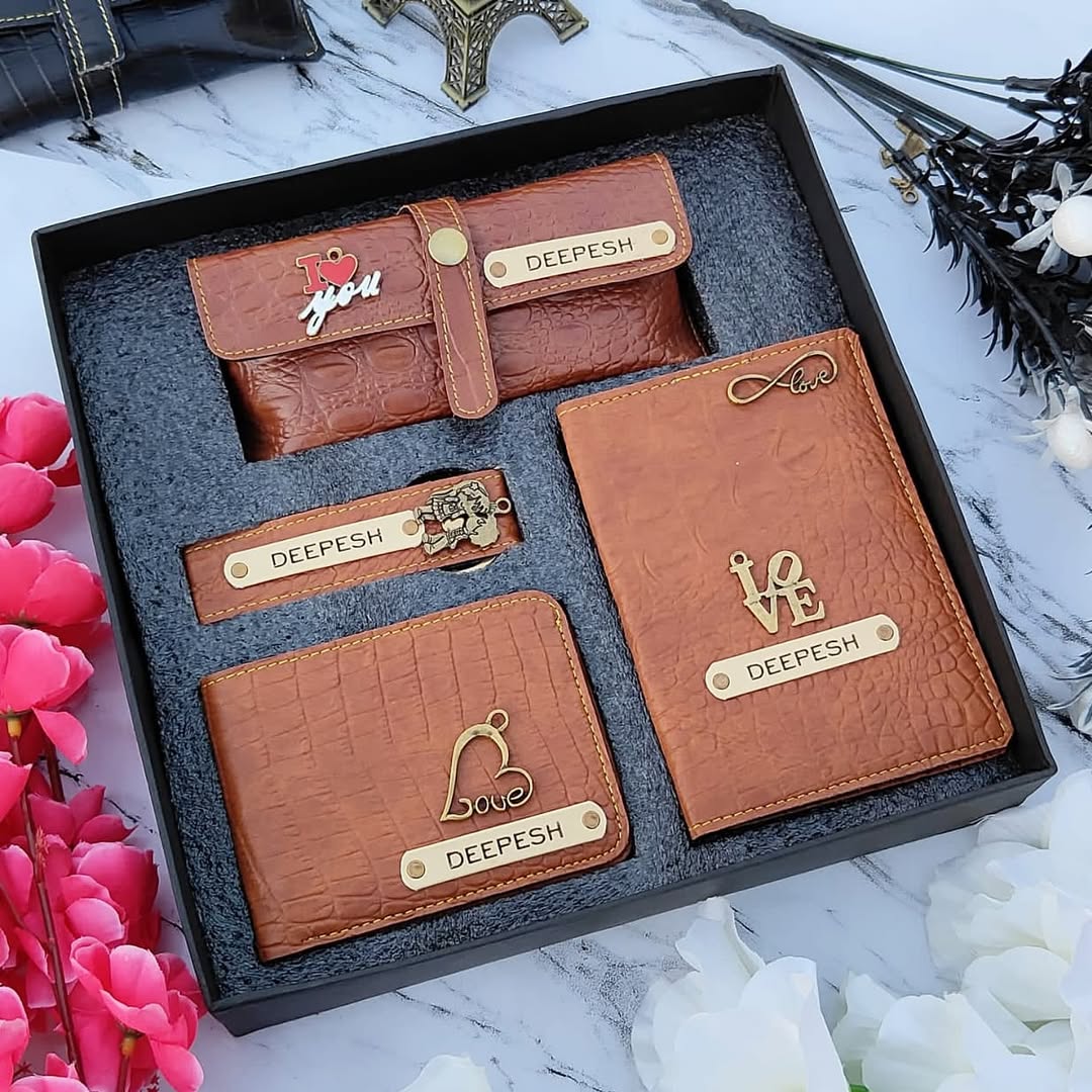Croc Leather Personalized 4 In 1 Combo