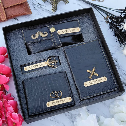 Croc Leather Personalized 4 In 1 Combo