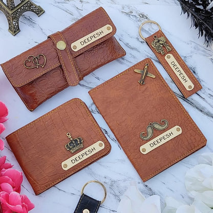 Croc Leather Personalized 4 In 1 Combo