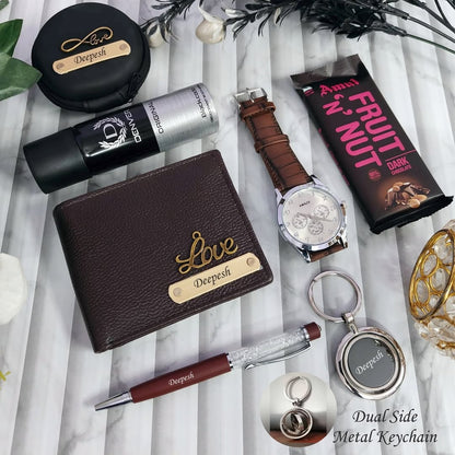 Italian Leather Essential Hamper For Him