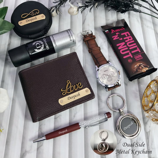 Italian Leather Essential Hamper For Him