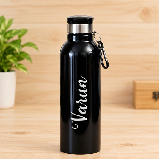 Personalized Premium Glossy Finish Steel Bottle