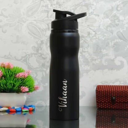 Personalized Matte Steel Sipper Bottle – 750 ML