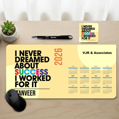 Personalized Desk Mat & Stationery Set
