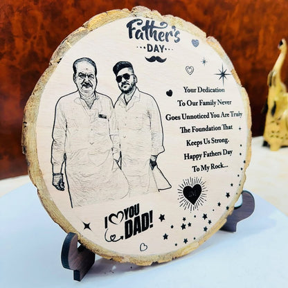 Personalized Wooden Plank With Stand