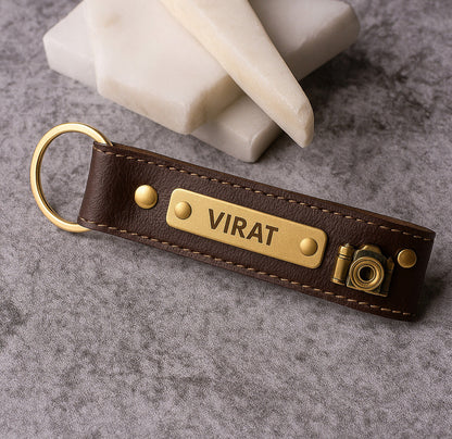 Personalized Premium Leather Keychain