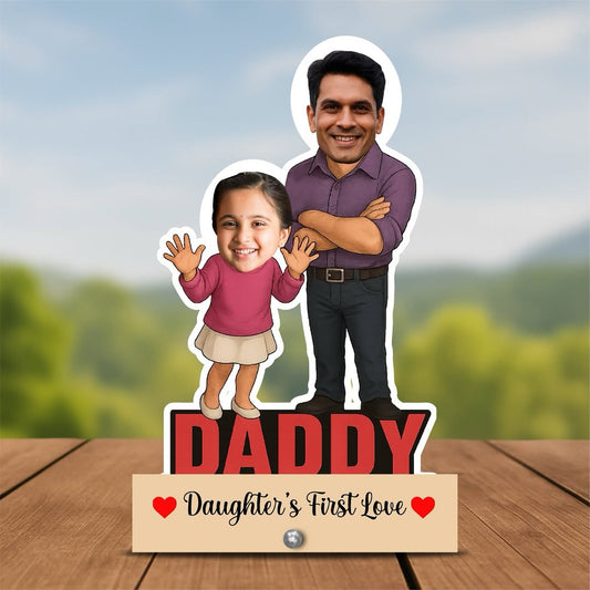 Personalized Caricature Table Top For Father