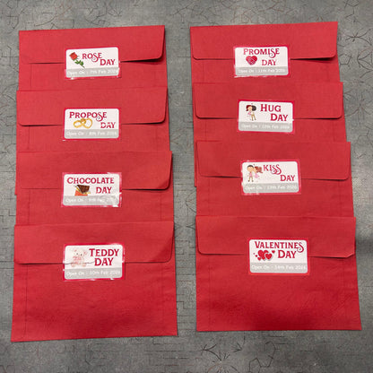 Personalized 8 Days 8 Cards Valentine Special
