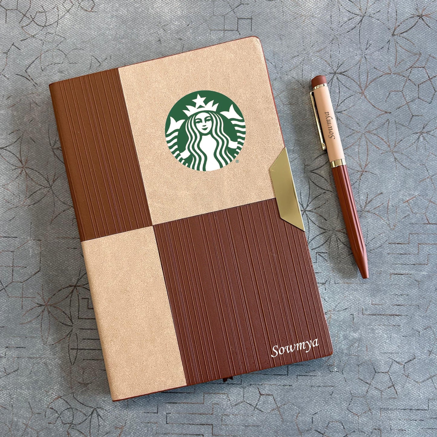 Personalized Tidal Luxe Diary & Pen Set