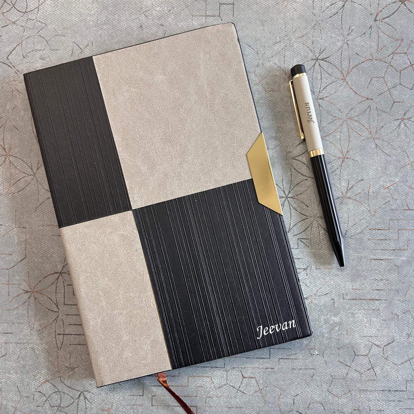 Personalized Tidal Luxe Diary & Pen Set