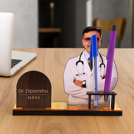 Personalized Doctor Table Nameplate