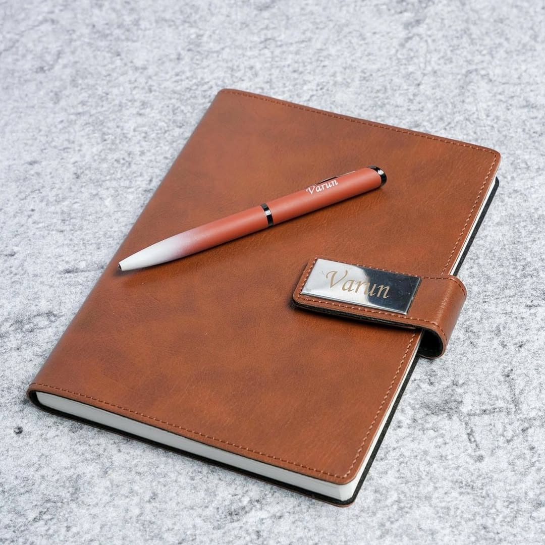 Premium Personalized Diary & Pen Set