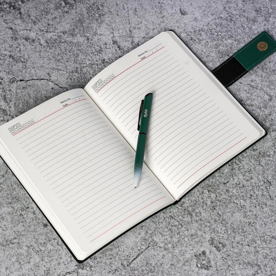 Premium Personalized Diary & Pen Set