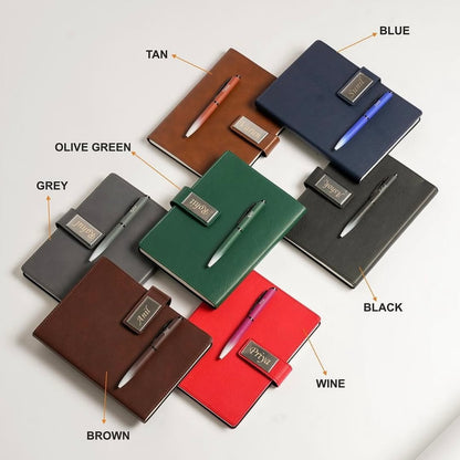 Premium Personalized Diary & Pen Set