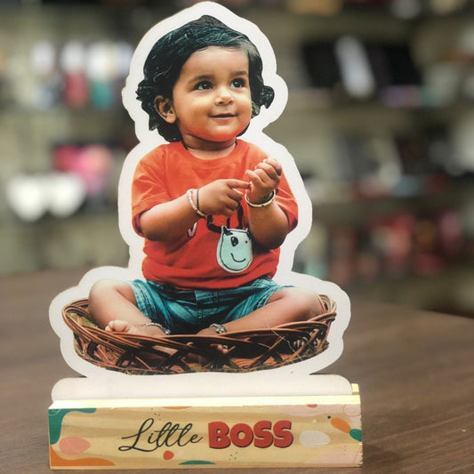 Premium Quality Wooden Photo Cutout With Base