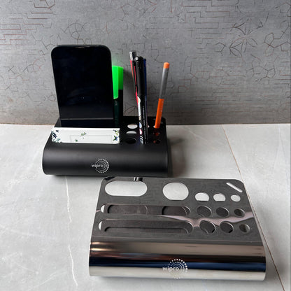 Mobile & Stationery Holder With FREE Metal Pen
