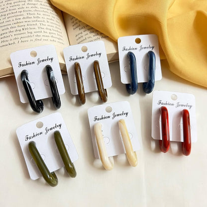 Contemporary Half Hoop Earrings – Chic & Minimal Elegance