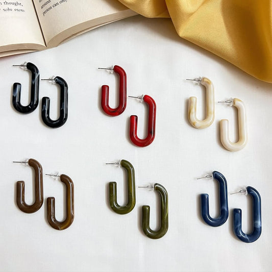 Contemporary Half Hoop Earrings – Chic & Minimal Elegance