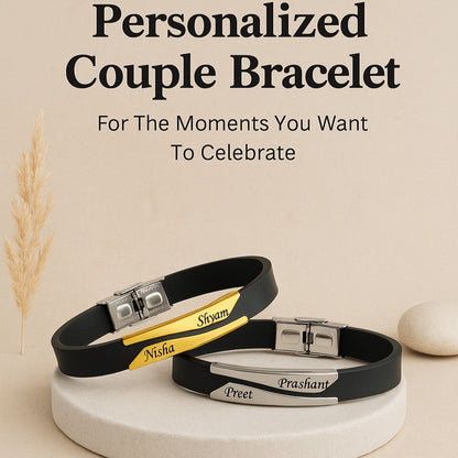Personalized Couple Bracelet