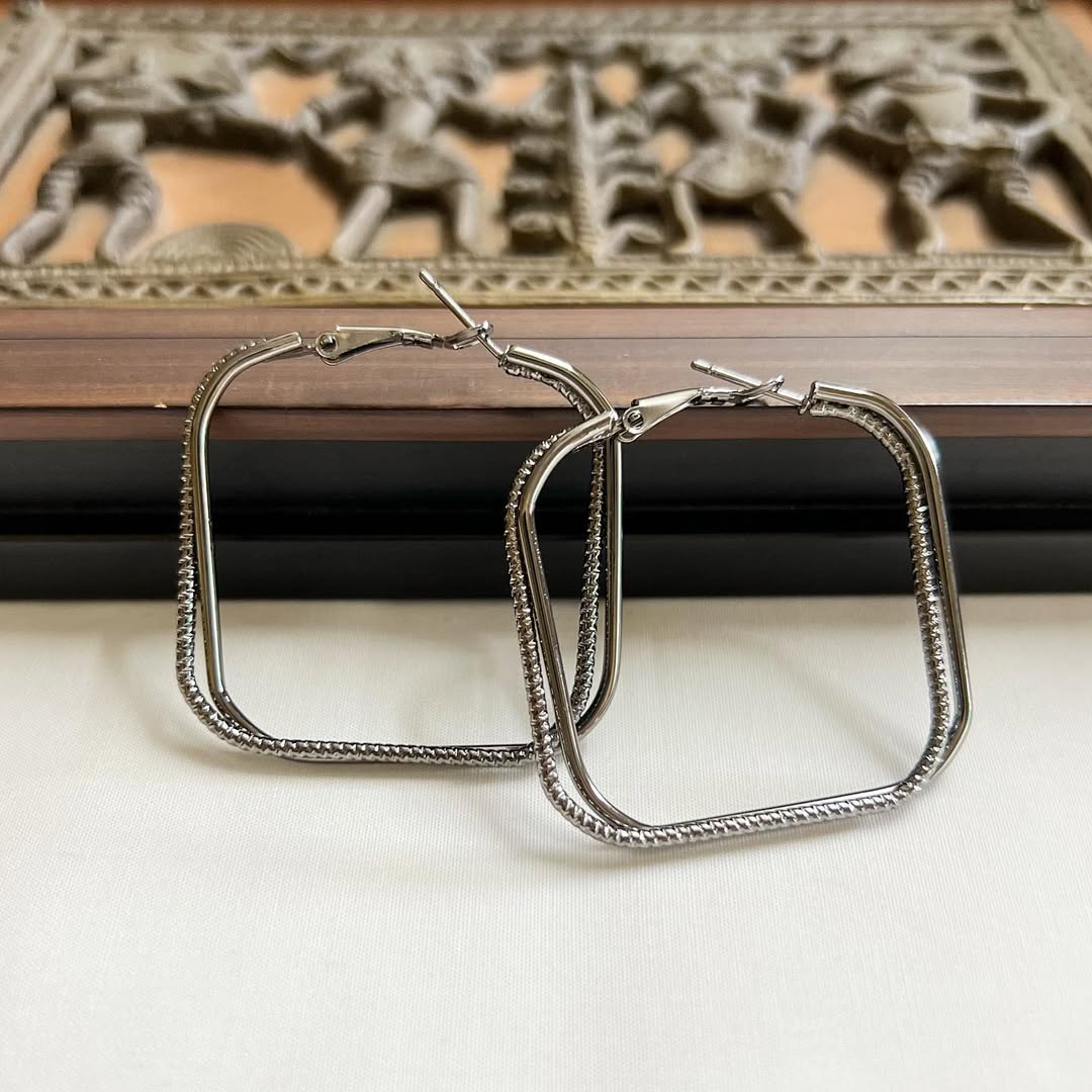 Double Layered Hoops – Modern & Stylish Statement Earrings