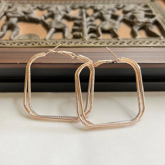 Double Layered Hoops – Modern & Stylish Statement Earrings