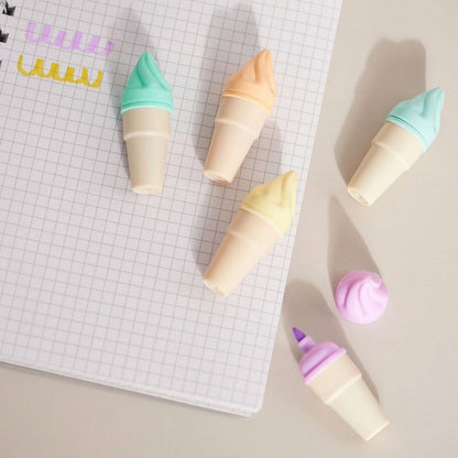 Ice Cream Highlighters - Set Of 6
