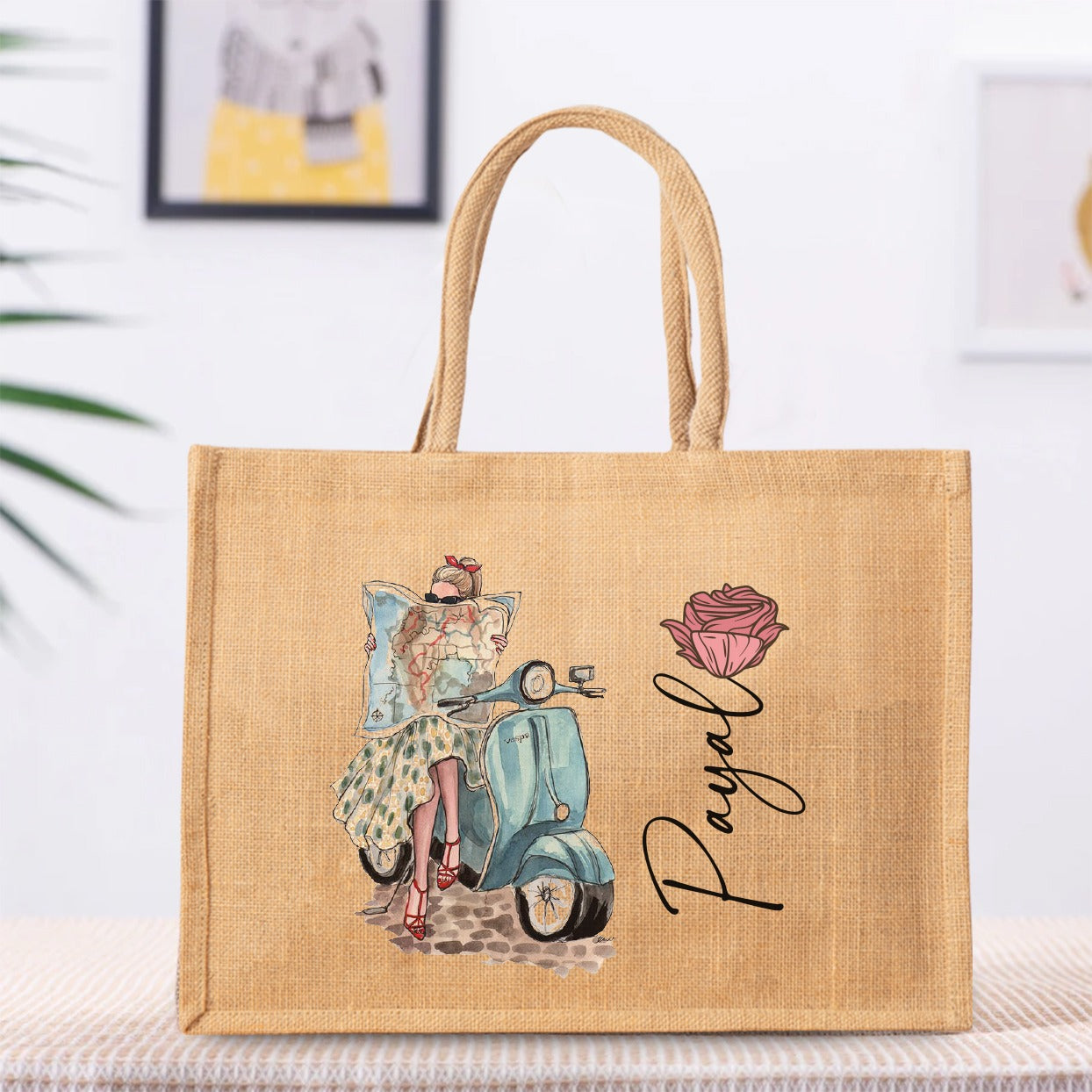 Personalized Jute Bag