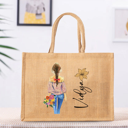 Personalized Jute Bag