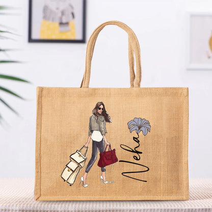 Personalized Jute Bag
