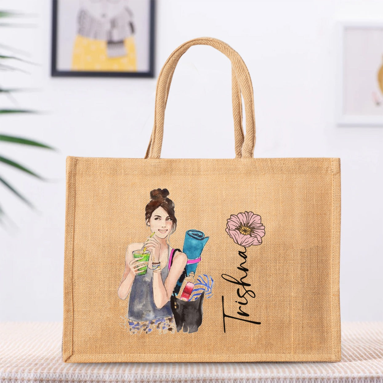 Personalized Jute Bag