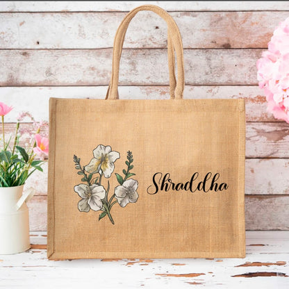 Personalized Jute Bag