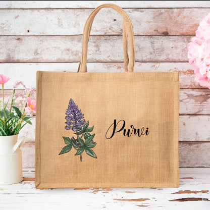 Personalized Jute Bag