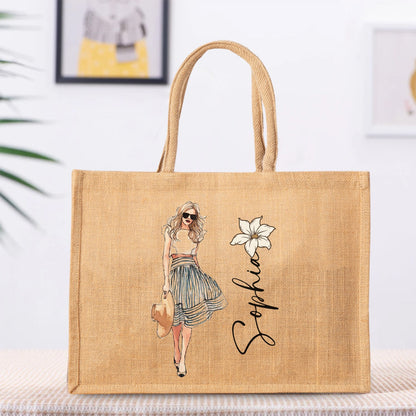 Personalized Jute Bag
