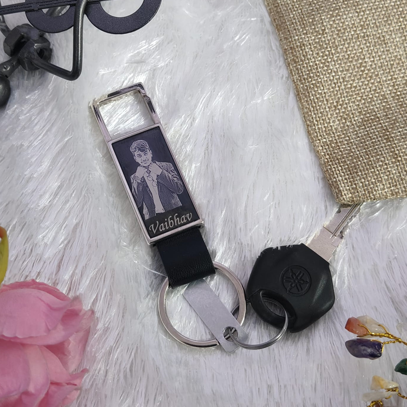 Personalized High Quality Hook Metal Keychain