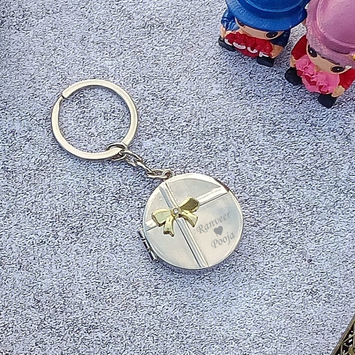 Most Trending – Stainless Steel Couple Keychain