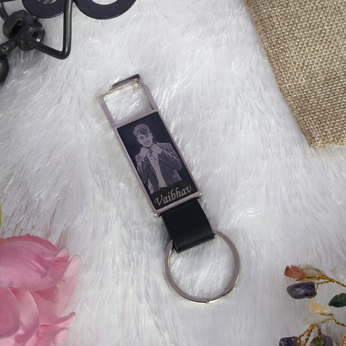 Personalized High Quality Hook Metal Keychain