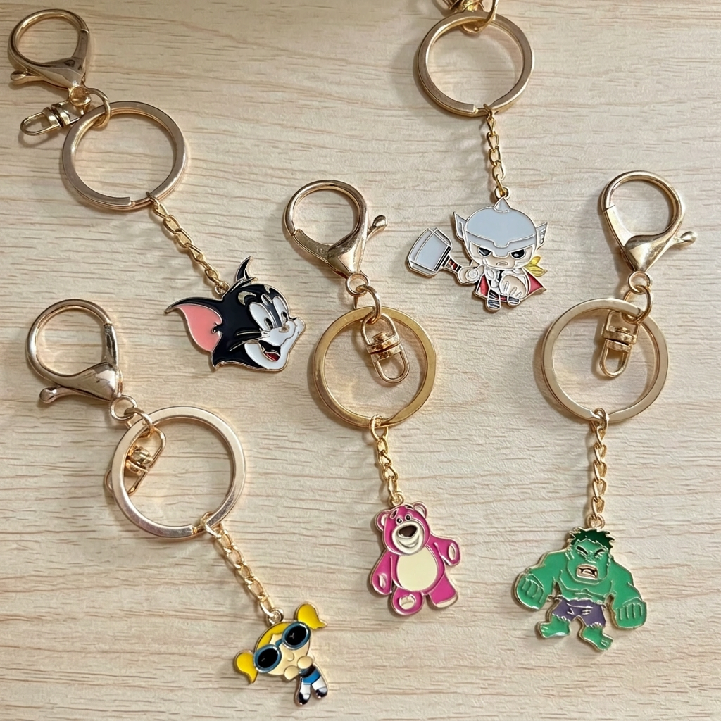 Customised Charm Keychains 1