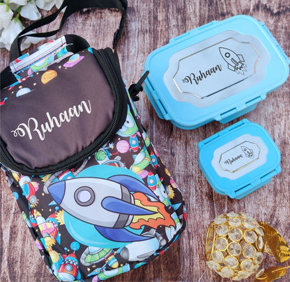 Utility Bag + Steel Lunch Box Combo