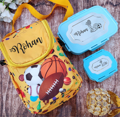 Utility Bag + Steel Lunch Box Combo