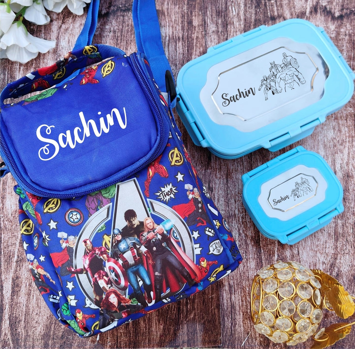 Utility Bag + Steel Lunch Box Combo